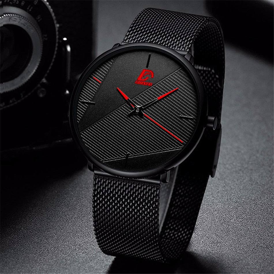 DIJANES Minimalist Ultra Thin Watch for Men - Premium Watches from Dressmycell.com - Just $16.00! Shop now at Dressmycell.com DIJANES Minimalist Ultra Thin Watch for Men - Premium Watches from Dressmycell.com - Just $16.00! Shop now at Dressmycell.com